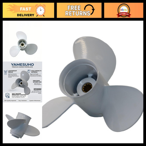 Aluminum outboard propeller - aluminum,