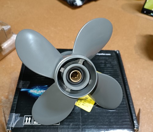 Aluminum blade propeller - aluminum, 9