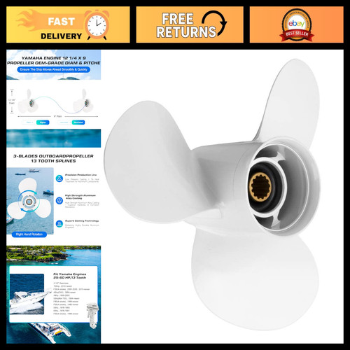 Aluminum outboard propeller - aluminum, 12
